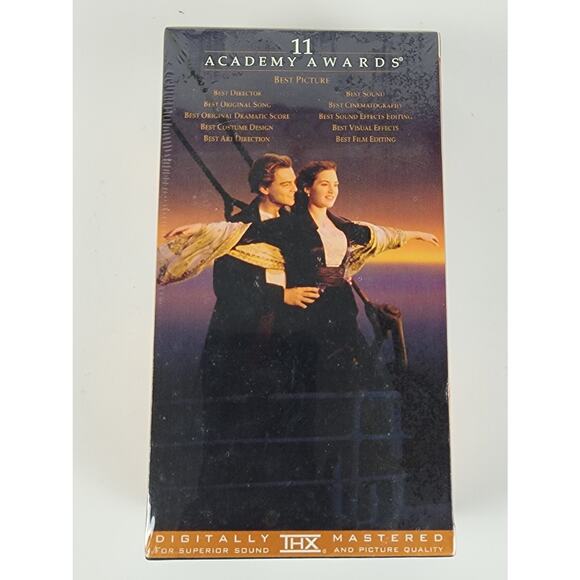 TITANIC - Widescreen - Digitally Mastered - Sealed New VHS Film Movie - Picture 4 of 6